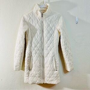 The North Face Liana Insulated Quilted Primaloft Coat Women Size XS Off white